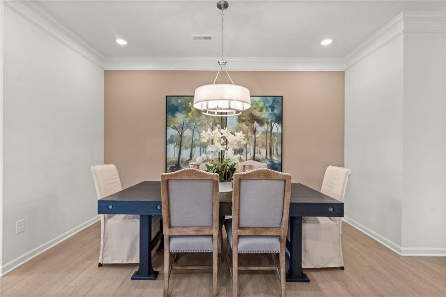 Furnished interior view inside a new home in Laurel Ridge, Rock Spring (Image 27).