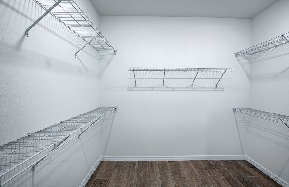 Owner's suite walk-in closet Owner's suite walk-in closet