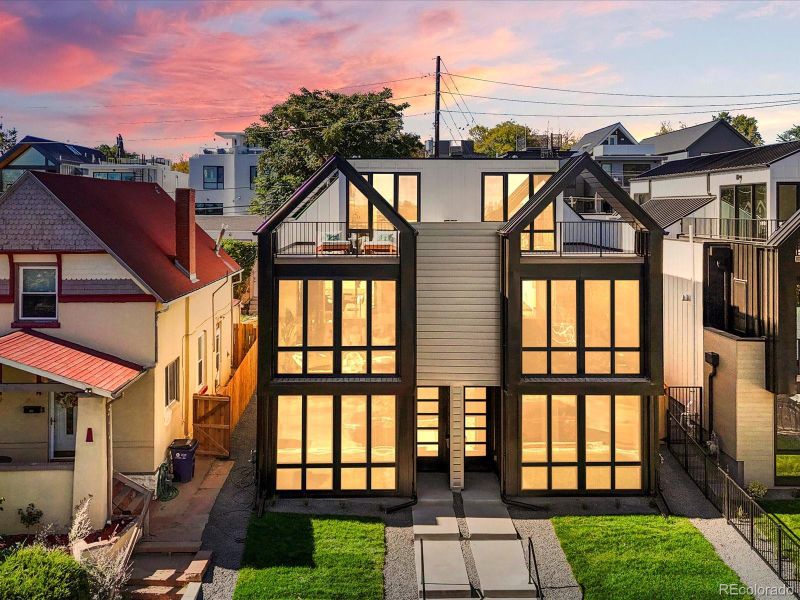 Exterior details and patio area of a home in , Denver (Image 4).