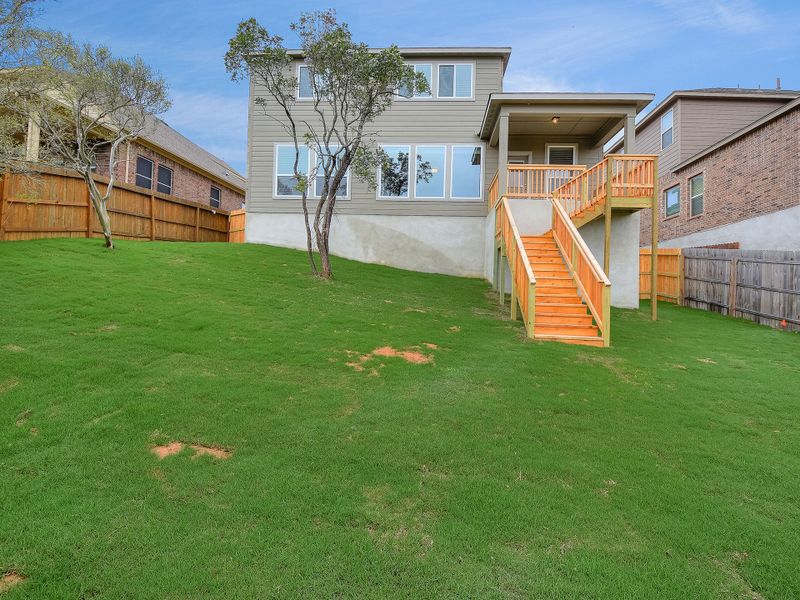 Representative exterior details of a home built from the The Morrison by David Weekley Homes in Davis Ranch 50', San Antonio (Image 3). Representative exterior details of a home built from the The Morrison by David Weekley Homes in Davis Ranch 50', San Antonio (Image 3).