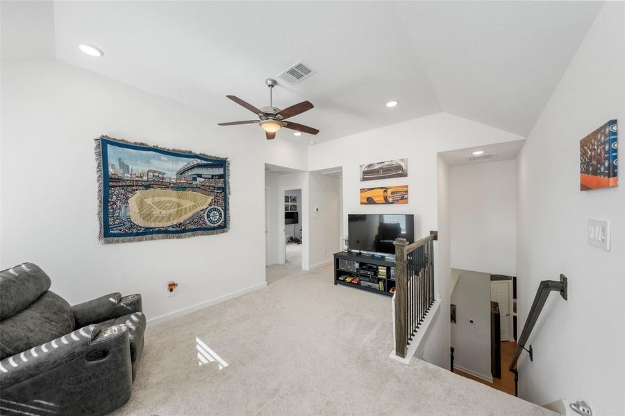 Furnished interior view inside a new home in Pinewood at Grand Texas, New Caney (Image 26).