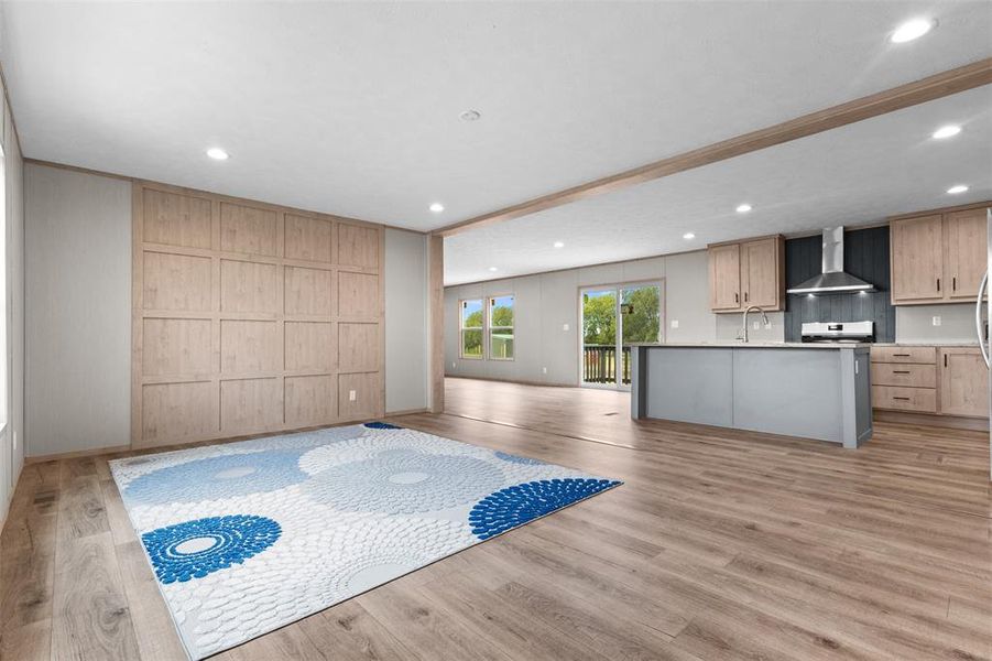 Furnished interior view inside a new home in , Howe (Image 11).