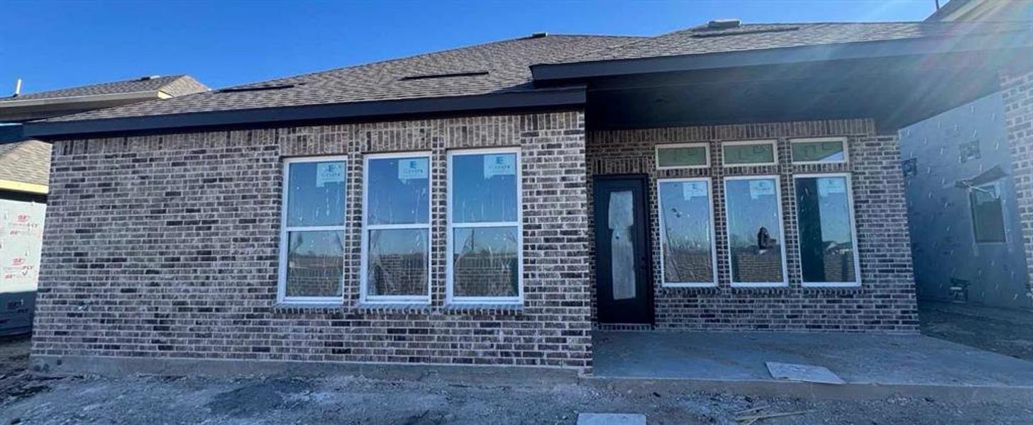 Rear Exterior Design Construction Progress