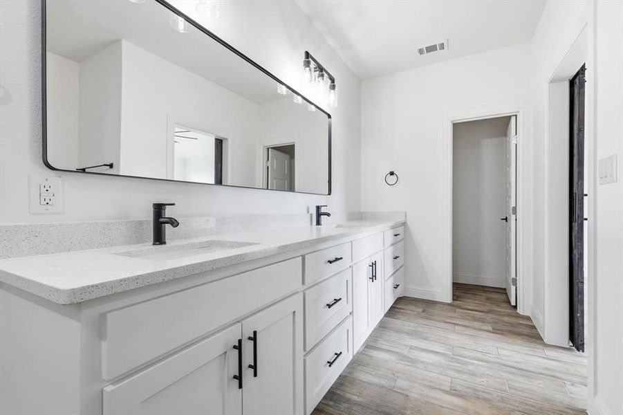 Furnished interior view inside a new home in , Sanger (Image 6). Furnished interior view inside a new home in , Sanger (Image 6).