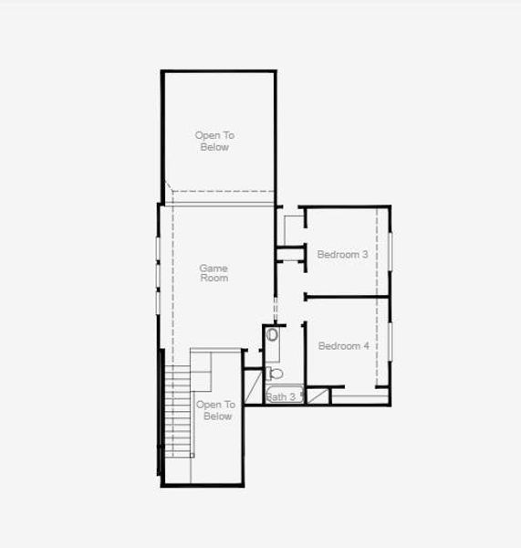 2D floor plan layout of this home in , Richmond, TX (Image 4).