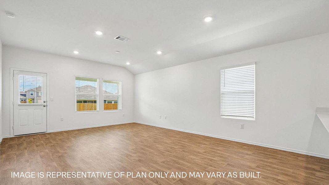 Representative unfurnished interior of a home built from the The Taylor by D.R. Horton in Durango, Mustang Ridge (Image 14).