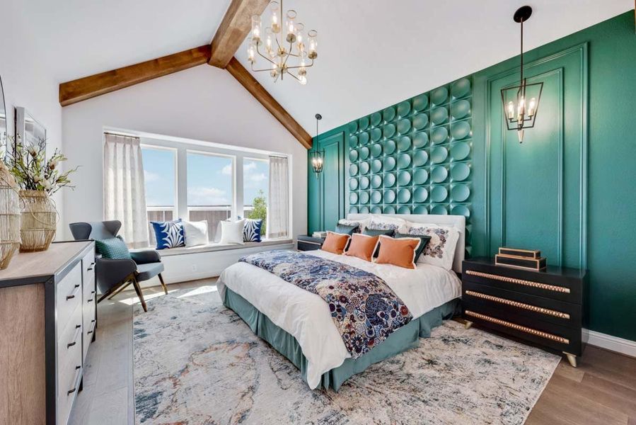 Furnished interior view inside a new home in Justin Crossing, Justin (Image 14).