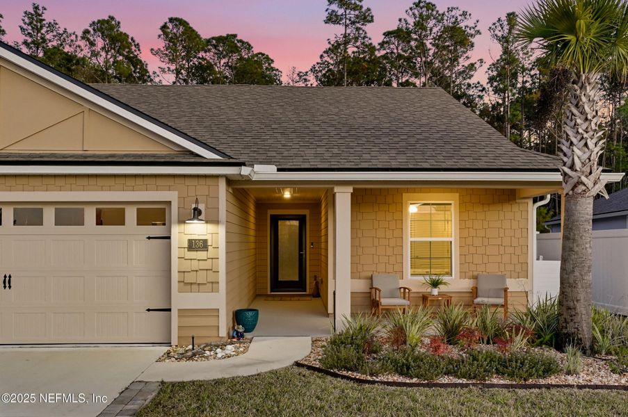 Exterior details and patio area of a home in Parkland Preserve, St. Augustine (Image 27).