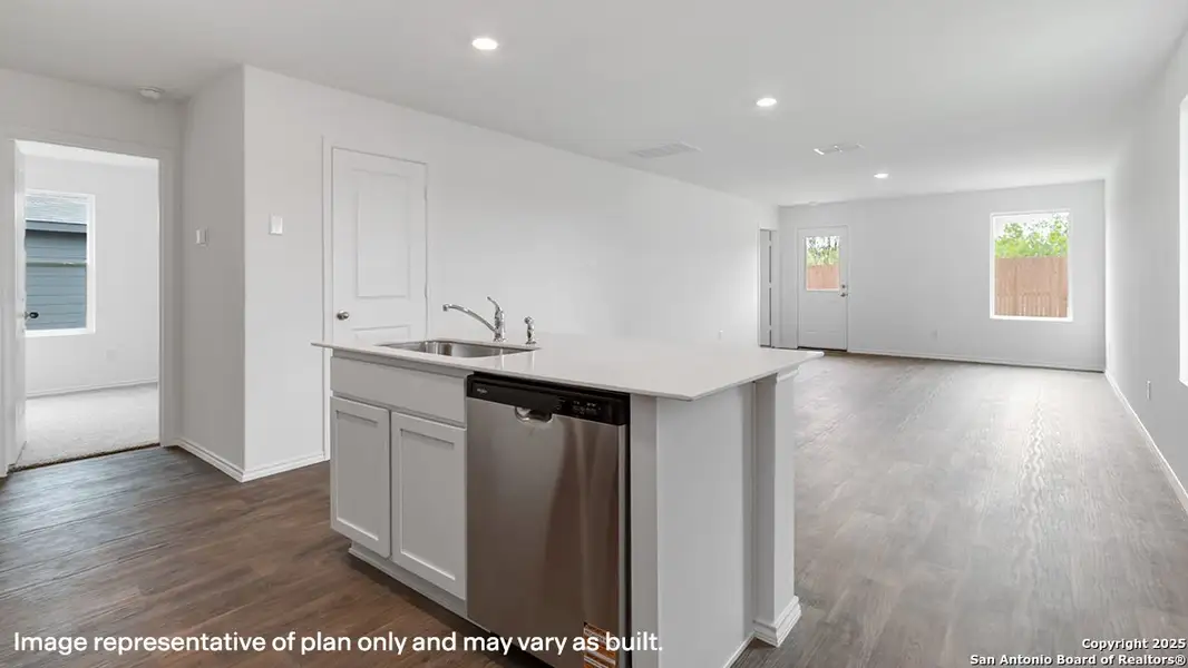 Furnished interior view inside a new home in Applewood, San Antonio (Image 11).