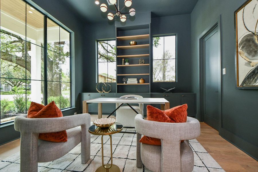 Furnished interior view inside a new home in , Houston (Image 4).