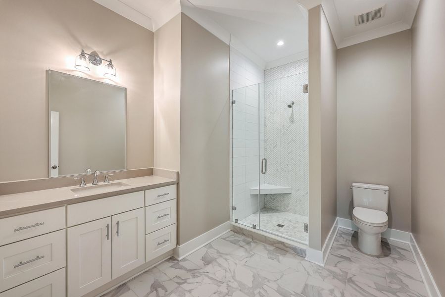 Furnished interior view inside a new home in , Mount Pleasant (Image 12).