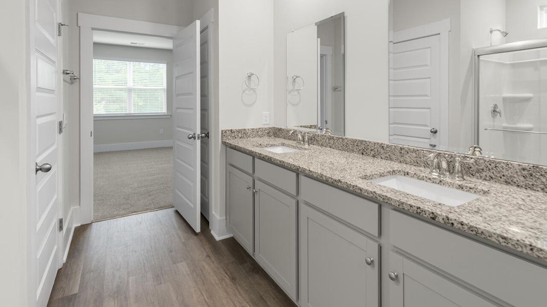 Furnished interior view inside a new home in The Haven at Indigo Preserve, Leland (Image 13).