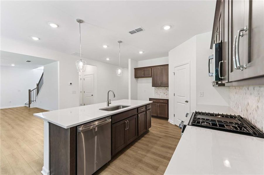 Furnished interior view inside a new home in The Estates at Casteel, Bethlehem (Image 4).