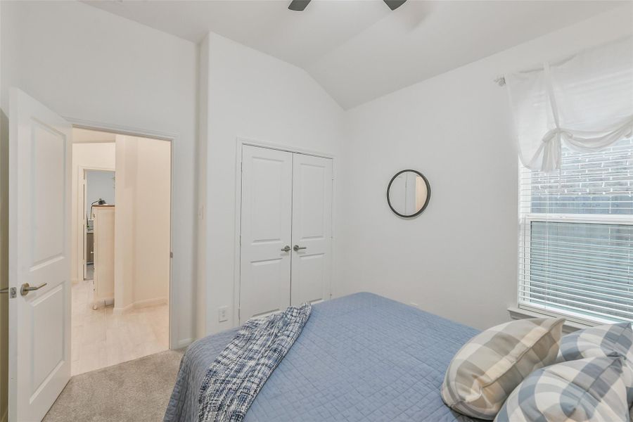 Another nice sized closet complements this space.