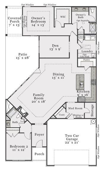 Craftsman First Floor