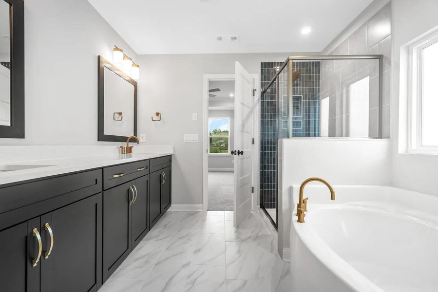 The Leighland B Primary Suite Bathroom The Leighland B Primary Suite Bathroom