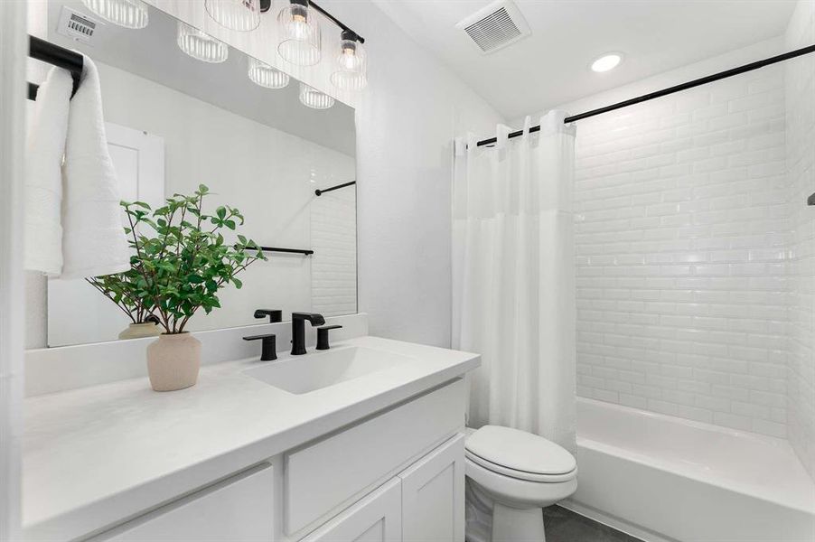 Furnished interior view inside a new home in Mosaic: Classic Series - 50ft. Lots, Celina (Image 19). Furnished interior view inside a new home in Mosaic: Classic Series - 50ft. Lots, Celina (Image 19).