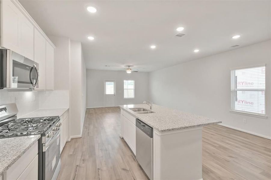 Furnished interior view inside a new home in Lakes at Black Oak, Magnolia (Image 11).