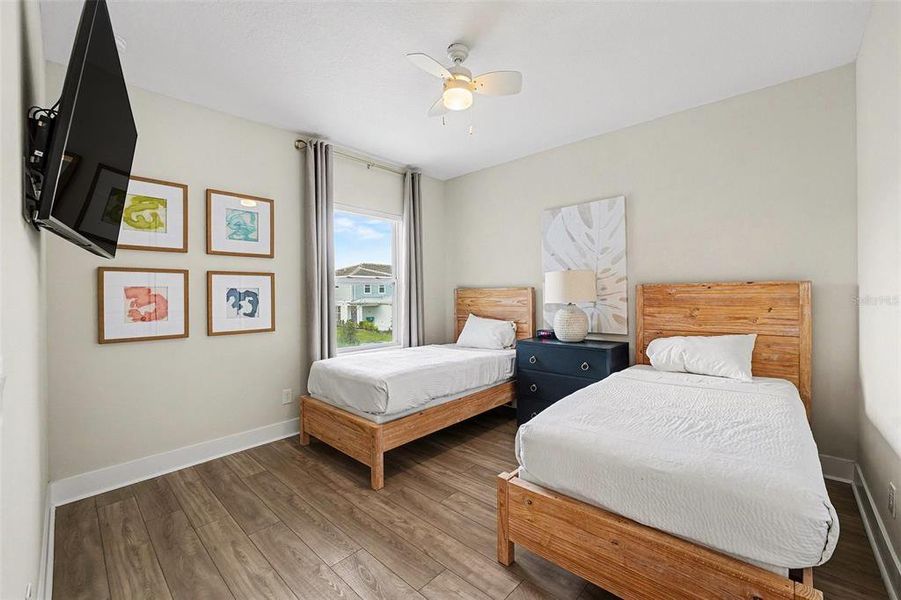 Furnished interior view inside a new home in , Reunion (Image 18).