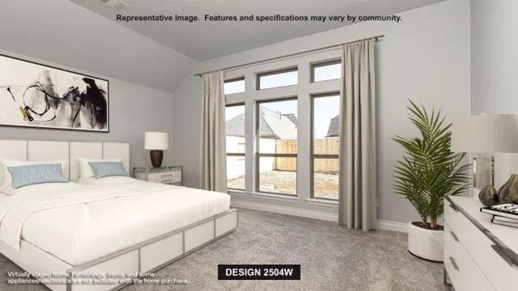 Furnished interior view inside a new home in Parkside On The River, Georgetown (Image 5).