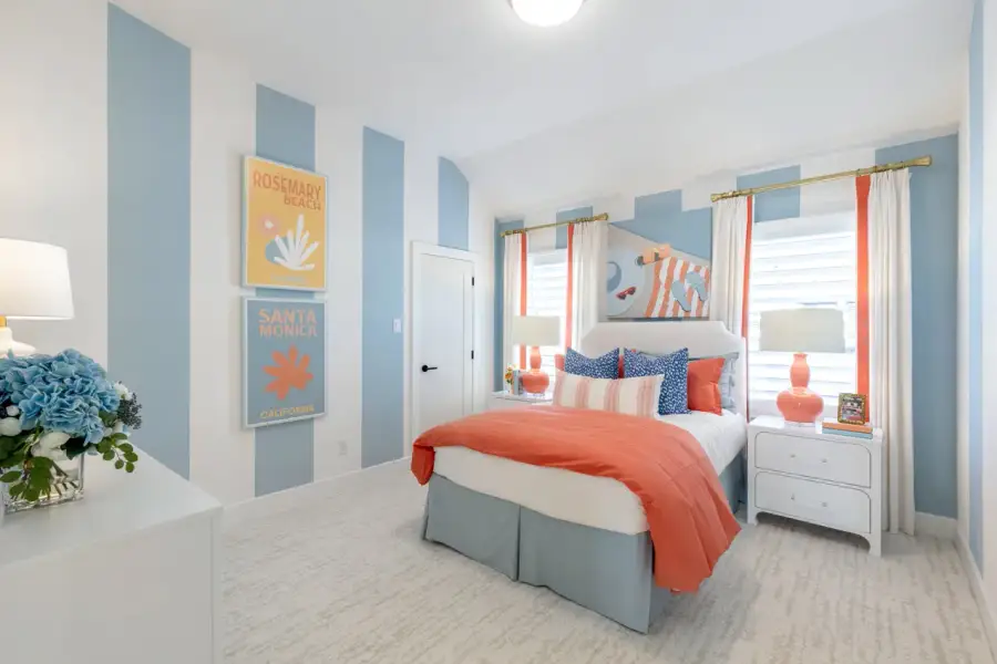 Representative Secondary Bedroom - some options shown Representative Secondary Bedroom - some options shown