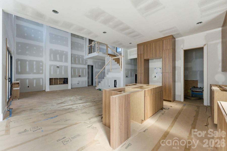 In-progress construction of a new home in , Charlotte, NC (Image 30).