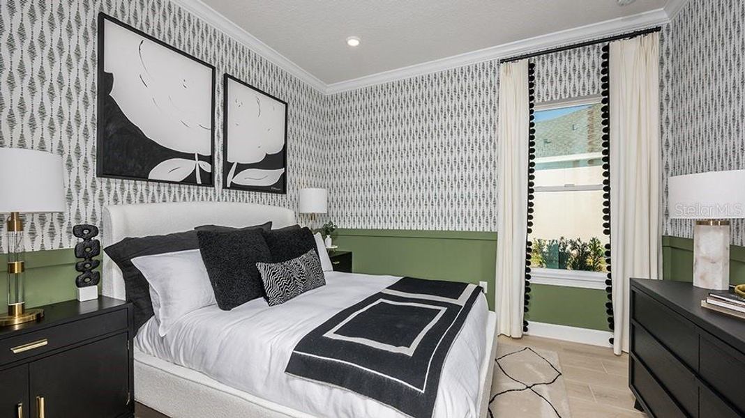 Furnished interior view inside a new home in Center Lake Ranch Community Group Page, St. Cloud (Image 19).