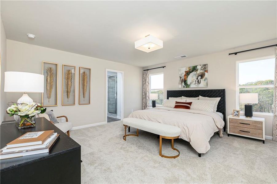 Furnished interior view inside a new home in Rhodes Glen, Lawrenceville (Image 7).