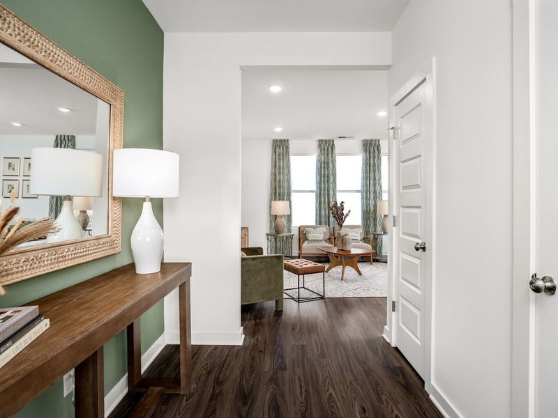 Furnished interior view inside a new home in Sage Farms, White House (Image 3). Furnished interior view inside a new home in Sage Farms, White House (Image 3).