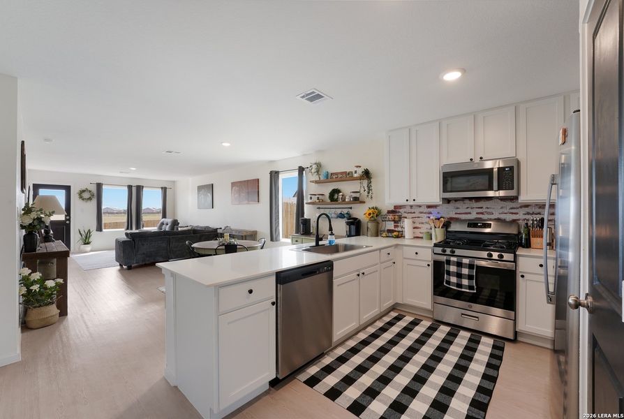 Furnished interior view inside a new home in Spring Grove, Converse (Image 12).