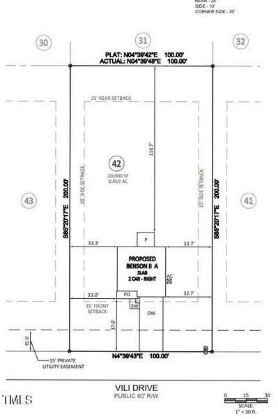 plot plan HARPL 42