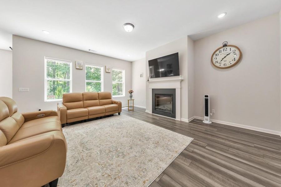 Furnished interior view inside a new home in , Holly Springs (Image 15). Furnished interior view inside a new home in , Holly Springs (Image 15).