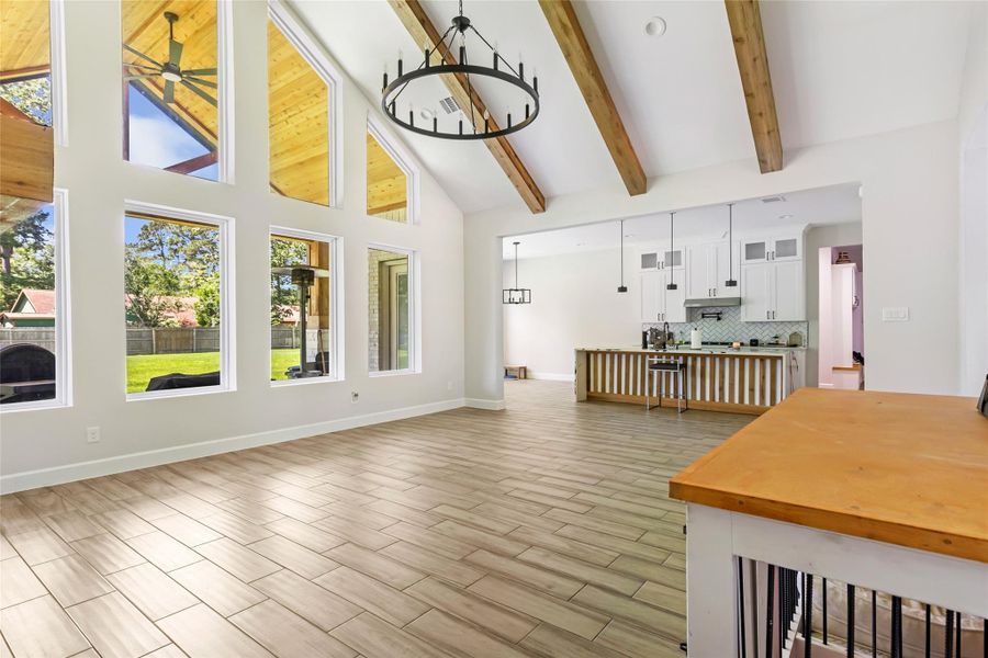 Open Concept Living and Kitchen - Beautiful Natural Light