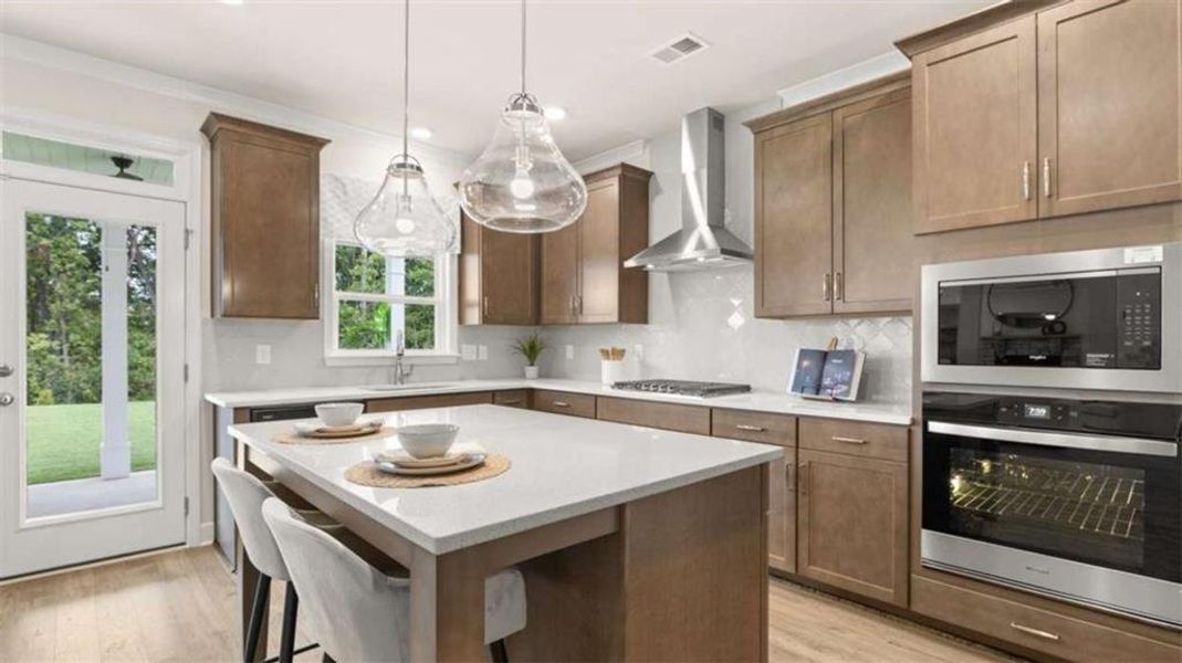 Furnished interior view inside a new home in Heritage Pointe, Senoia (Image 9).