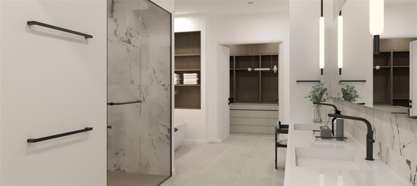 Furnished interior view inside a new home in , Heath (Image 23). Furnished interior view inside a new home in , Heath (Image 23).