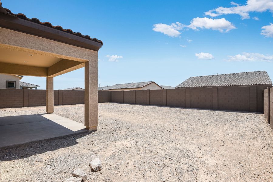 Exterior details and patio area of a home in Estrella, Goodyear (Image 3).
