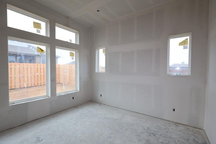 In-progress construction of a new home in Colton 45' Homesites, Todd Mission, TX (Image 15).