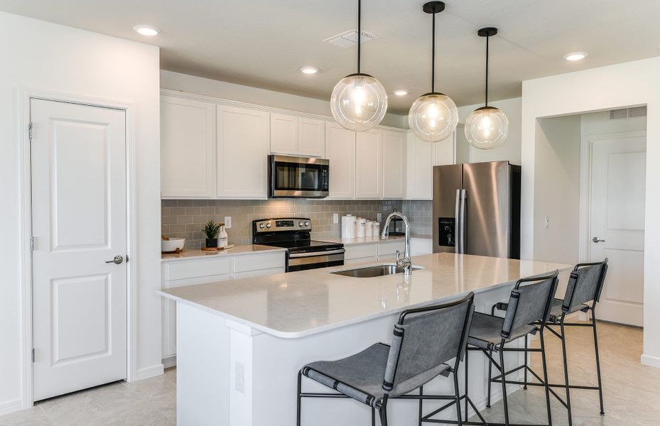 Furnished interior view inside a new home in Oakfield Lakes, Parrish (Image 6).