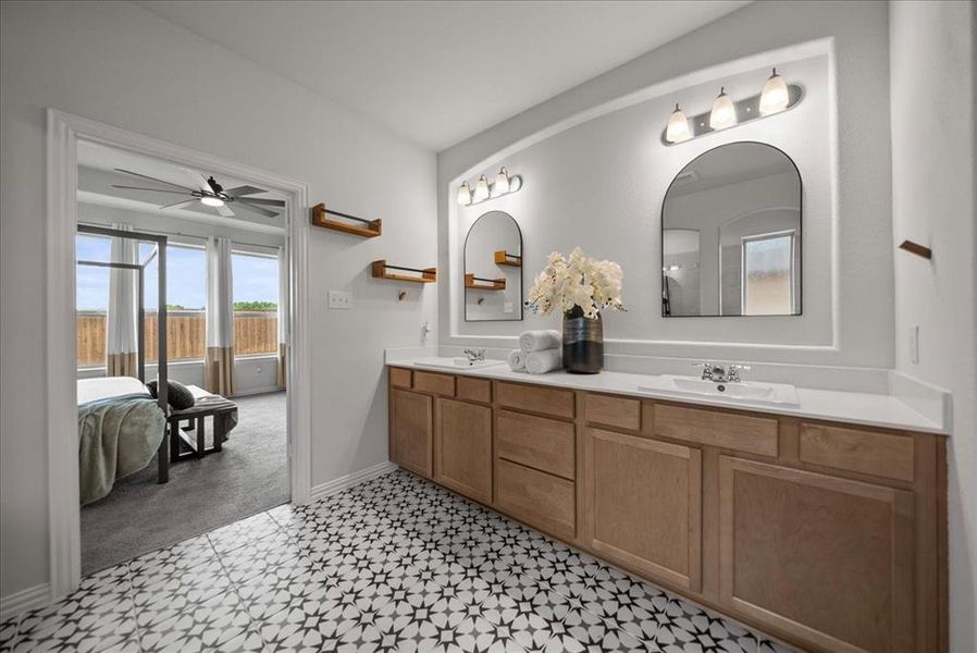 Furnished interior view inside a new home in , Little Elm (Image 28).