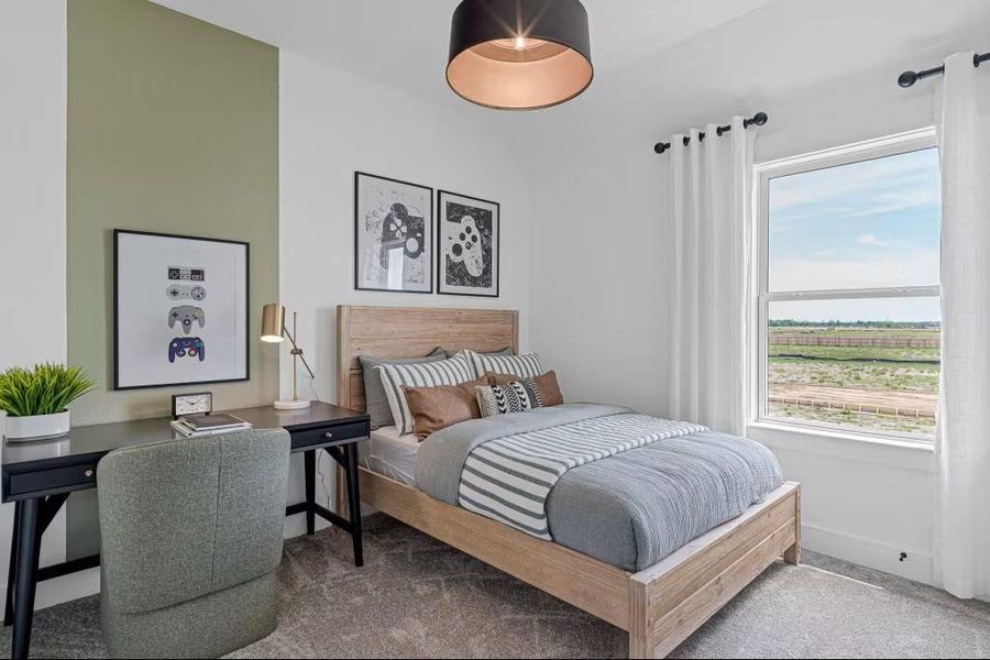 Furnished interior view inside a new home in Valencia, Manvel (Image 13).