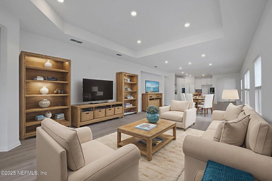 Furnished interior view inside a new home in Brook Forest, St. Augustine (Image 8).