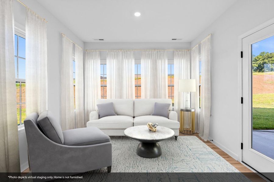 Furnished interior view inside a new home in Brooke Hill, Lewisville (Image 8).