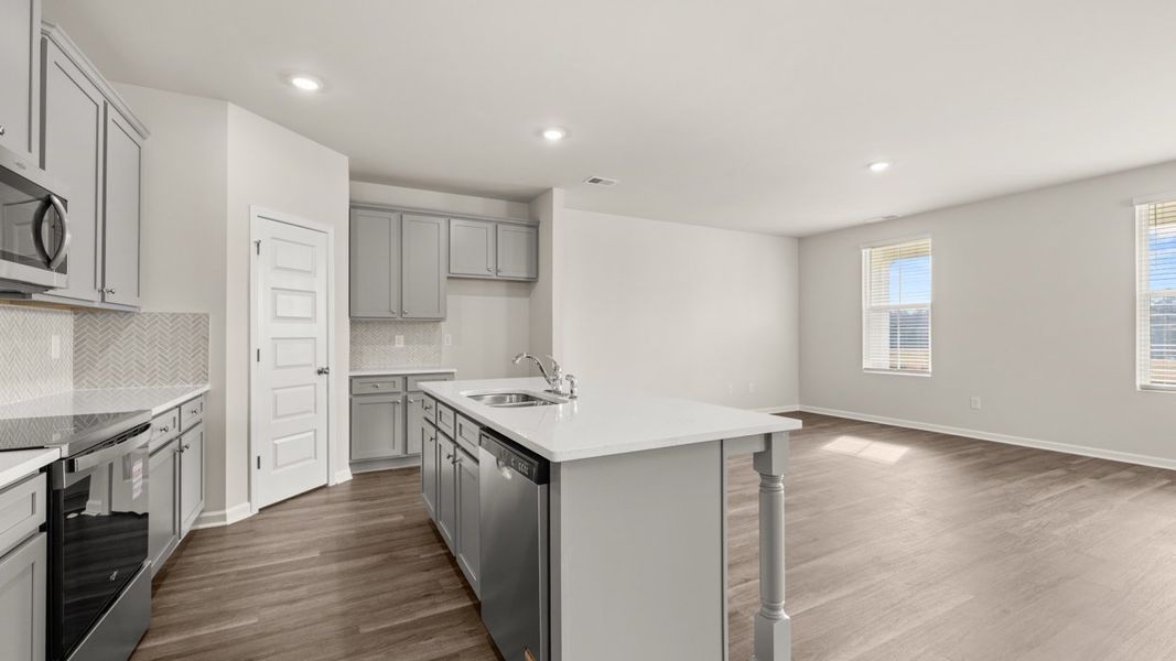Furnished interior view inside a new home in Brookland Commons, Monroe (Image 5).