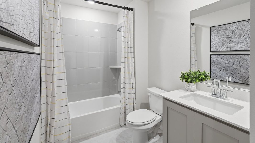 Furnished interior view inside a new home in Lakewood Trails, Forney (Image 16). Furnished interior view inside a new home in Lakewood Trails, Forney (Image 16).