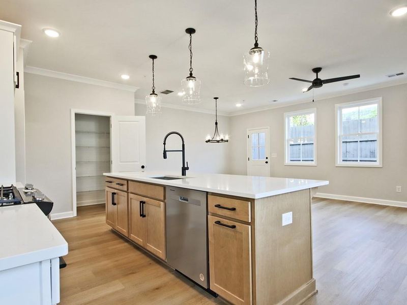 Furnished interior view inside a new home in Cherokee Township, Acworth (Image 8).