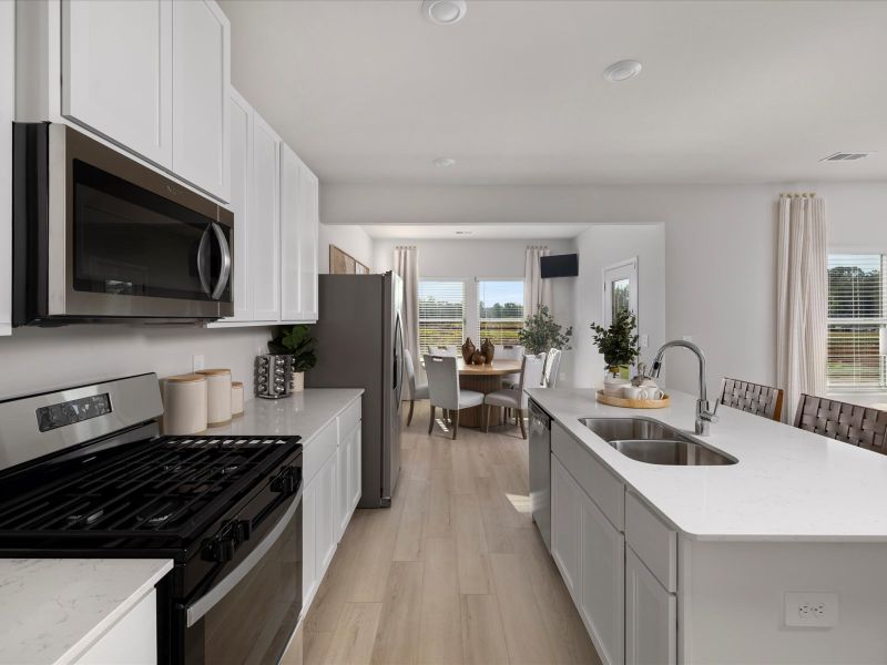 Furnished interior view inside a new home in Pleasant Brook, Piedmont (Image 6). Furnished interior view inside a new home in Pleasant Brook, Piedmont (Image 6).
