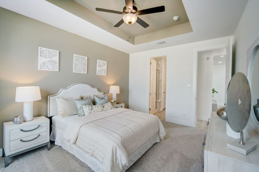 Furnished interior view inside a new home in Center 45, Round Rock (Image 28).