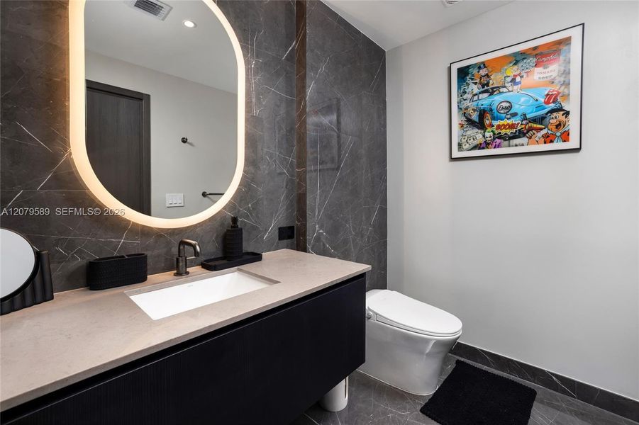 Furnished interior view inside a new home in , Miami (Image 13). Furnished interior view inside a new home in , Miami (Image 13).