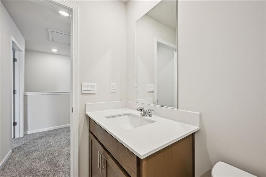 Furnished interior view inside a new home in Hawthorne Station, College Park (Image 9).