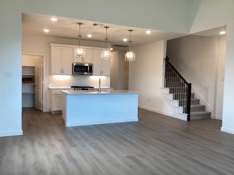 Kitchen Construction Progress featuring the Timeless Collection